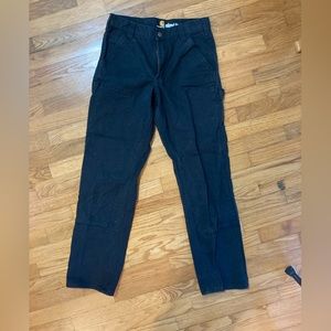 Black Carhartt pants relaxed fit 30x32